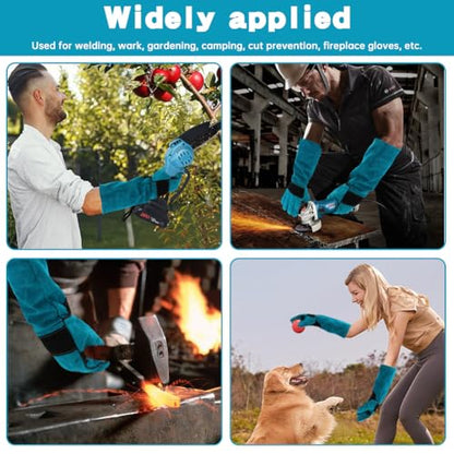Animal Handling Gloves, Bite Proof Cat Gloves, Pet Leather Glove Cat Scratch with Pet Comb, Multipurpose for Rose Pruning, Gardening, Pets Grooming