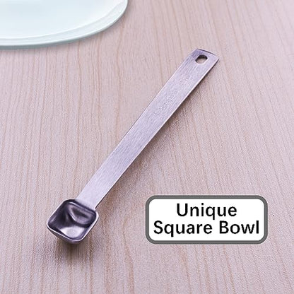 1PCS 1/8tsp(0.6ml) Tiny Measuring Spoon, Small Teaspoon for Tiny Amounts | High Precision, Food-Grade Stainless Steel, ‌Rust-Free, Dishwasher-Safe, Easy-Read Markings, Multi-Purpose, Sturdy & Durable - size: 1/8tsp|0.6ml