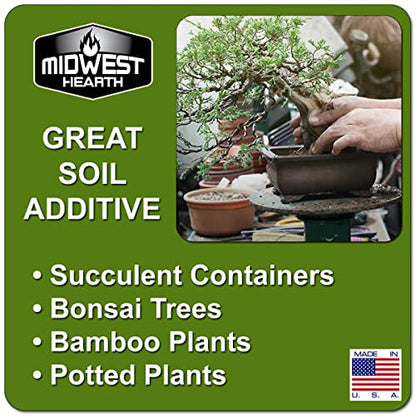 Red Lava Rocks for Plants Natural Horticultural Volcanic Rock (1/4" Size) (Mined in USA) (10-lb Bag) - size: 10-lb Bag