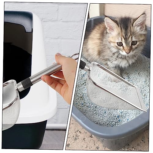 Reptile Litter Scoop Litter Shovel for Reptile Waste Ergonomic Design for Easy Cleaning Capacity Fine Mesh for Efficient Waste Removal for Pet Owners