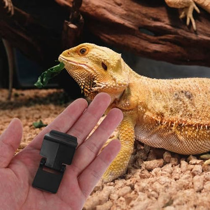 10pcs Turtle Box Accessories: Terrarium Lid Clips - Plastic Tank Lid Lock Buckles Anti-Escape Accessories for Reptile Fish Turtle Aquarium Enclosure