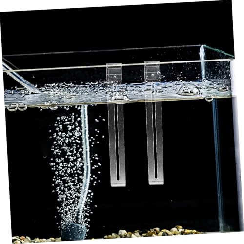 MERRYHAPY 2pcs Adjustable Aquarium Hooks Fish Tank Plant Holders Plant Hanger for Aquarium Accessory for Fish Tank Reptile Basking Area