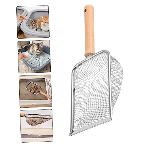 BESPORTBLE Cat Litter Scoop Handle Litter Shovel for Cats and Reptiles Fine Mesh Design for Easy Waste Cleanup and Reptile Containers