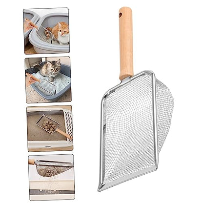 BESPORTBLE Cat Litter Scoop Handle Litter Shovel for Cats and Reptiles Fine Mesh Design for Easy Waste Cleanup and Reptile Containers
