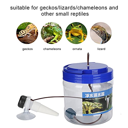Reptile Water dripper, Reptile Watering Tool, Reptile Water Dripper Kit, with 1300ML Bottle Reptiles Accessories, Suitable for Geckos, Lizards, Chameleons and Other Small Reptiles