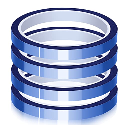 High Temperature Heat Resistant Heat Transfer Tape for Sublimation No Residue 10mm X 33m 108ft (Blue-4 Roll) - color: Blue-4 Roll