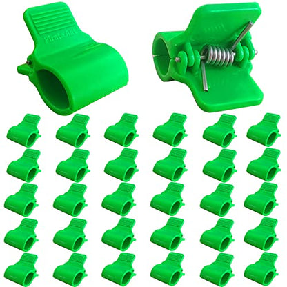 Greenhouse Clamps for 1/2 Inch PVC Pipe, Greenhouse Hoops,Support Frame, Grow Tunnel,Plant Support Garden Stakes.For Fixing Plant Cover, Garden Plastic Sheeting, Film Row Cover, Net. - size: for 1/2 inch PVC Pipe