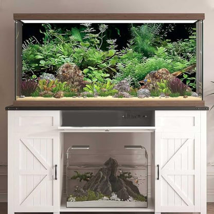 Aquatic Plant Aquarium Background, River Bed & Lake Tropical Undersea Tree BranchFish Tank Background, 6 EVA Double-Sided Tapes 36x18 inches/90x45 - color: Green, size: 36"L x 18"W