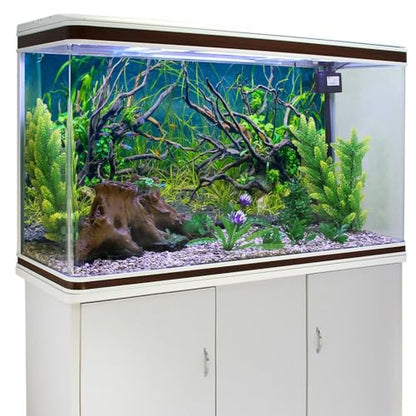 AWERT 48x24 inches Tropical Fish Tank Background River Bed & Lake Aquatic Plant Undersea Tree Branch Aquarium Background Vinyl - size: 48x24in/120x60cm
