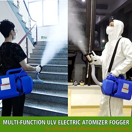 LONYEON 8L Electric ULV Cold Fogger Backpack Sprayer Mist Atomizer | Adjustable Flow Rate Fine Mist to Heavy Spray,Even Coverage on Surfaces,Large Area Spraying, Home Indoor Outdoor