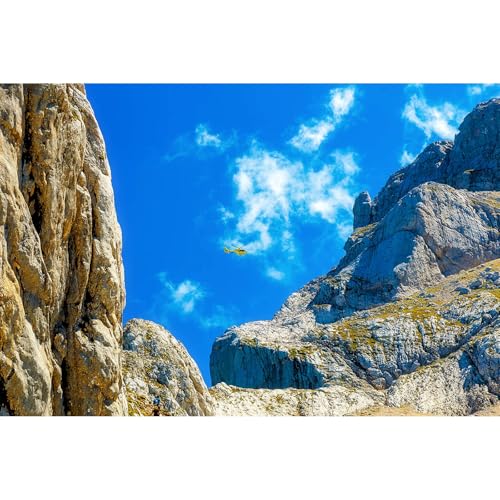 Reptile Habitat Background Blue Sky Rock Mountain Gobi Terrarium Background Helicopter Alpine Mountain Landscape Aquarium Background Desert Blue Sky Mountain Fish Tank Background Vinyl 24x12in - color: Rock Gray, size: 24(W)x12(H)in