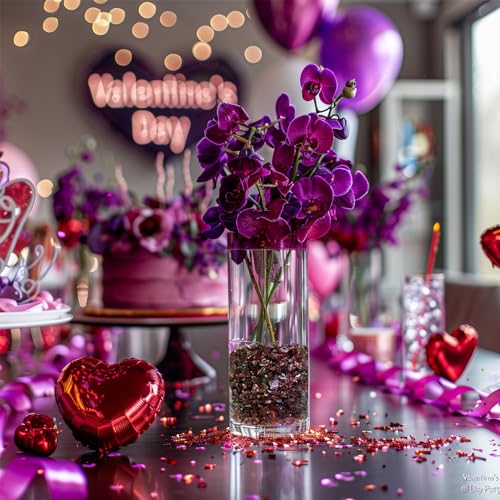 1.3 LB Crushed Glass Sand Broken Pieces for Resin Art,Crafts Project,Purple | Vase Fillers Candle Holder Fishbowl Pebbles Stones,Succulent Terrarium Gravels - color: Purple