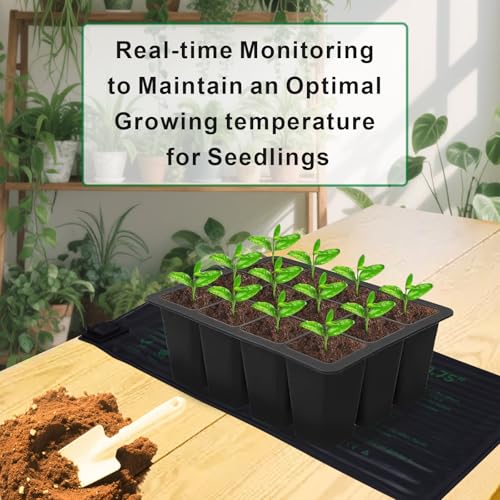 AIICIOO Seedling Heat Mats 10"x 20.75" Warm Hydroponic Heating Pad for Indoor Gardening, Seed Starting Germination, Greenhouse, Brewing - size: 10"x20.75" 1 Pack