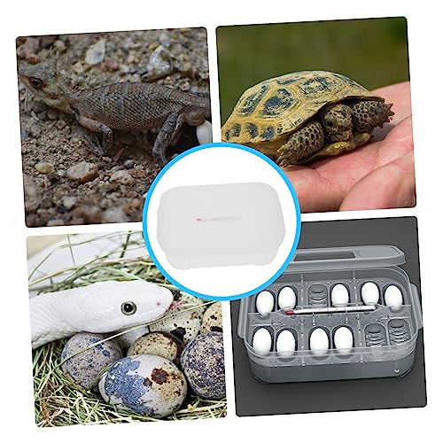 LIOOBO Egg Incubator for Reptile Lizard and Gecko Breeding Box 12 Grids Easy to Use