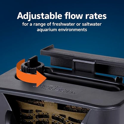 Aqueon QuietFlow Internal Filter with SmartClean Technology, Extra Small - size: Extra Small Filter, style: Extra Small Filter