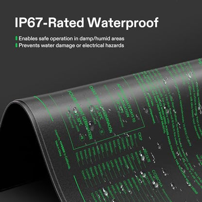 VIVOSUN Durable Waterproof Seedling Heat Mat 20" x 20.75" UL & MET-Certified Warm Hydroponic Heating Pad for Germination, Indoor Gardening, Greenhouse - size: 20"x20.75"