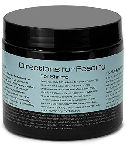 Aquatic Arts Sinking Pellets (.5 lb Spirulina Tabs) Freshwater Fish Food (Cichlid Tetra) | Shrimp Pellets | Aquarium Snail Food (Nerite Trapdoor Ramshorn) | Crayfish Food | Hermit Crab Food and More