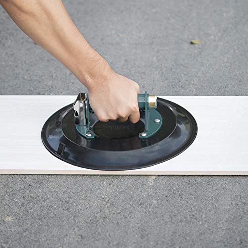 9" Glass suction cup for Granite & Glass Lifting,Vacuum Suction Cup Vacuum Lifter with Metal Handle and Brass Pump,700 lbs Load Capacity with Free Carrying Case - size: 9" 700lbs Capacity Suction Cup