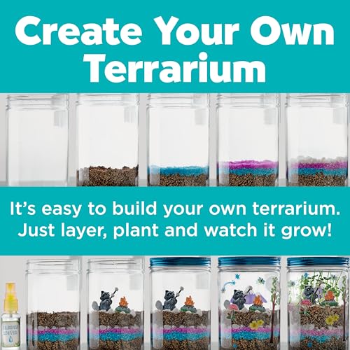 Creativity for Kids Grow 'N Glow Terrarium Kit - Educational Science Kits | Screen Free Summer Fun Activities | Gifts for Boys and Girls | Craft and STEM Projects (Ages 6+)