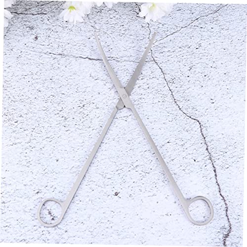 jojofuny 1Set Stainless Steel Fish Tank Cleaning Tools Aquascaping Kit for Aquatic Plant Maintenance with Pouch Durable Flexible Aquarium Supplies for Betta Fish Tanks