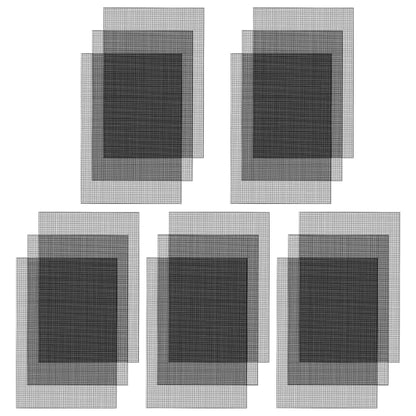 15 Pcs Flower Pot Hole Mesh Pad, 11.8 X 7.8 Inch Mesh Sheet Plastic Eye Meshs Bonsai Meshes Drainage Screens Plant Screen Meshes Bottom Grid Mat for Preventing Soil Leakage DIY