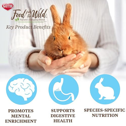 Kaytee Food from The Wild Natural Pet Rabbit Food, 4 Pound