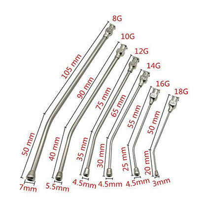 PONLEE Bird Feeding Syringe Manual Feeding Rearing Gavage Curved Needle Medication Tube 20ML - size: 20ML