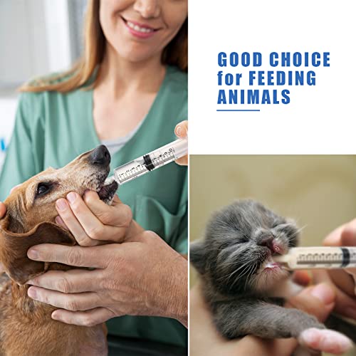 10 Pack Plastic Syringe Liquid Measuring Syringes Without Needle for Epoxy Resin, Craft, Scientific Labs, Feeding Pets Animals, Oil or Glue Applicator (10 ML) - size: 10 ML
