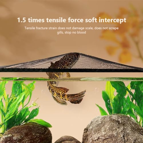 Fish Tank Lid Cover Replacement – DIY Magnetic Aquarium Net Cover (30x20cm) – Mesh Screen Netting for Reptile & Jumping Fish Prevention – Secure Fit for Aquarium, Terrarium(40 x 25cm) - size: 40 x 25cm