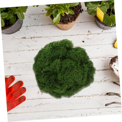 UPKOCH Artificial Moss for Crafts Realistic Fake Sphagnum Moss for Terrariums Planters Decorative Centerpieces