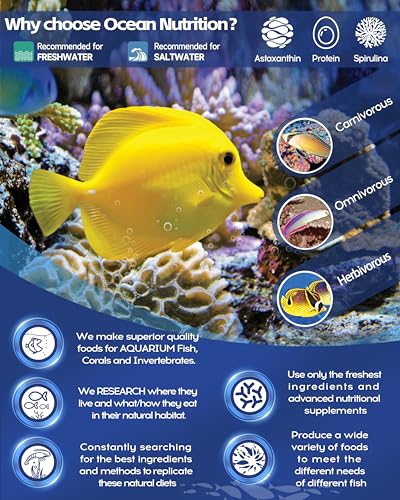 Ocean Nutrition Formula Two Pellets - Fish Food for Herbivorous & Omnivorous Marine Tropical Fish, High Protein(40%) - 14 oz (400 g) Small Pellets - size: 14 Ounce (Pack of 1), style: Small Pellet Size (+/- 1.2mm)