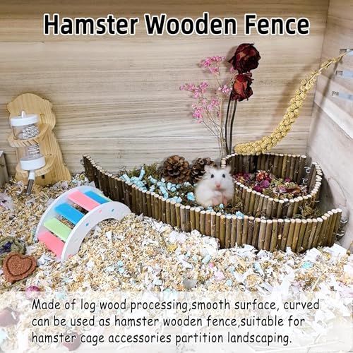 2-Pack Rat Bendy Long Suspension Bridges 19.7 x 2.7 Inch Hamster Climbing Ladder Flexible Wooden Bridge for Dwarf Hamster Sugar Glider Rodents Mouse - size: 2PCS 19.7x2.7in