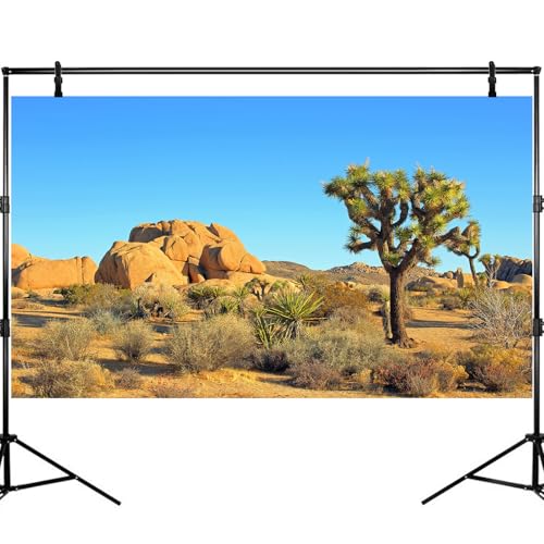 Desert Reptile Tank Background Joshua Tree Rocks Desert Terrarium Background Desert Landscape Reptile Terrarium Background Rocky Bush Reptile Habitat Background Bearded Dragon Tank Background 24x12in - color: Gobi Brown, size: 24(W)x12(H)inches/ 60(W)*30c