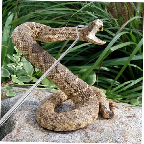 WOONEKY Reptile Hook Snake Catcher Tool Snake Catching Handling Collapsible Hook Reptile Grabber