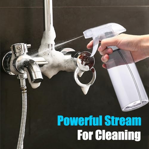 Spray Bottles 16.9oz/2Pack - Premium Adjustable Spray Bottles for Cleaning | No Leak And Clog Mister Spray Bottle - Spray Bottle For Hair, Plants, Pet, Vinegar, and Rubbing Alcohol Reagent - color: Clear