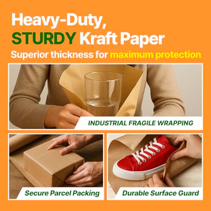 T TORTO9 Kraft Bird Cage Liners 31 x 21.5 Inch, 120 Sheets, Absorbent Paper Tray Liners for Large Bird Cages, Pre-Cut Disposable Cage Bottom Liners - size: 31 x 21.5 in kraft