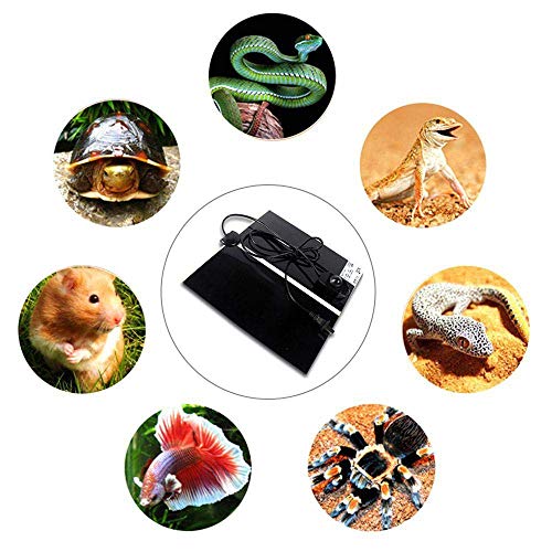 KABASI Reptile Heating Pad with Temperature Control, 20W 16.5x11inch | Under Tank Terrarium Waterproof Reptile Heat Mat, Adjustable Reptile Heat Mat for Turtle, Tortoise, Snakes, Lizard, Gecko - color: 20W-16.5x11 in