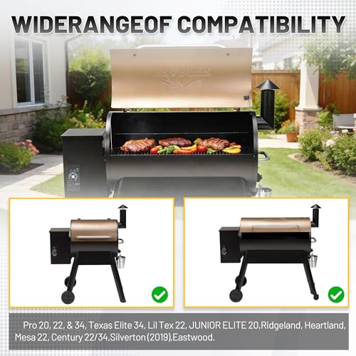 Digital Controller Kit for Traeger Pellet Grills ,BBQ Control Board Replacements Parts F/C Temperature Mode with Temperature Meat Probe RTD Sensor