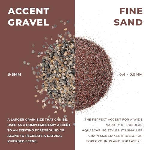UNS Controsand - Pacifica, 8L - Natural Freshwater 0.4-0.9mm Dark Reddish Sand for Aquascaping Planted Tanks - Aquarium, Terrarium, Paludarium Substrate for Betta, Shrimp, Fish, Jumping Spider, Turtle - size: 8L