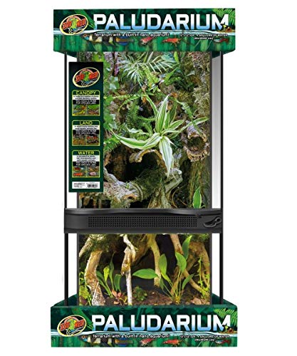 Zoo Med Paludarium - 12" x 12" x 24" - 4 gal, Black