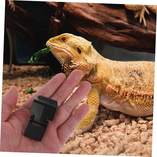 6pcs Reptile Enclosure Clips Turtle Tank Escape Lock Buckles Aquarium Lock Clips for Turtle Snake Tanks Feeding Box