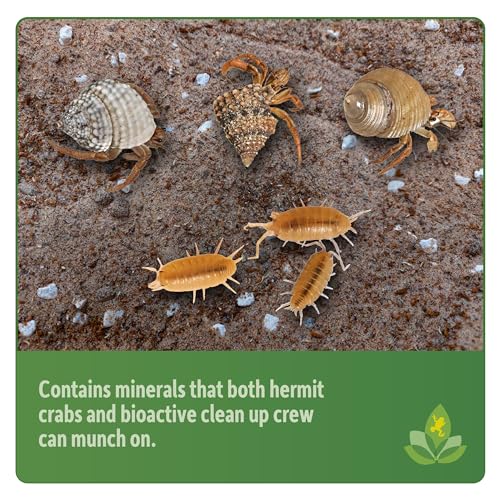 Josh's Frogs Hermit Crab BioBedding Bioactive Substrate, 4 Quart | Sand Included - size: 4 Quart (Sand included)