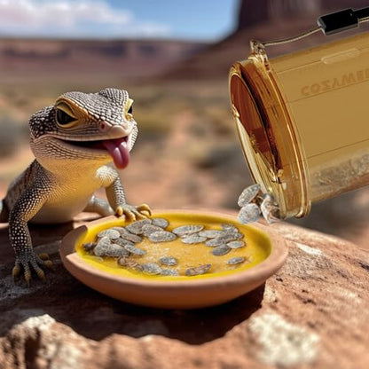 Cricket Calcium Powder Mixer Even Coating Calcium Shaker for Reptiles | Easy to Use,Portable,Calcium Saving,Durable