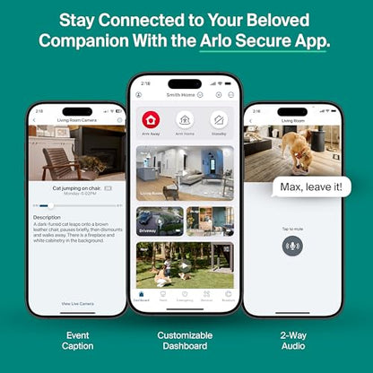 Arlo Essential Indoor Pan Tilt Zoom Security Camera 2K Wired - 1-Cam | 360° pan & 180° tilt; 2K pet camera; Auto motion tracking; Animal detection; Animated preview; 1-mo Secure plan incl. - size: 1 Camera - White, style: 30-Day Trial of Secure Plan