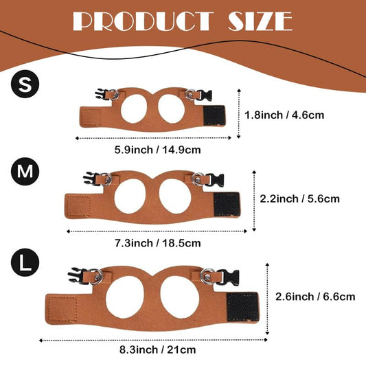 Bearded Dragon Leash - 3 Sizes Pack Reptile Outing Adjustable Soft Leather Lizard Harness with Retractable Leash Small Animal Traction Rope Walking Vest Accessories for Bearded Dragon Leash（Camel） - color: Camel
