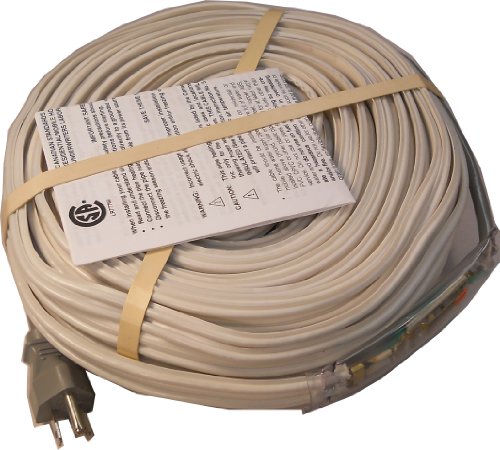Pipe Heating Cable - 100-Feet, 120 Volt, Built-in Thermostat, Low Wattage - 31100 - size: 100 Feet