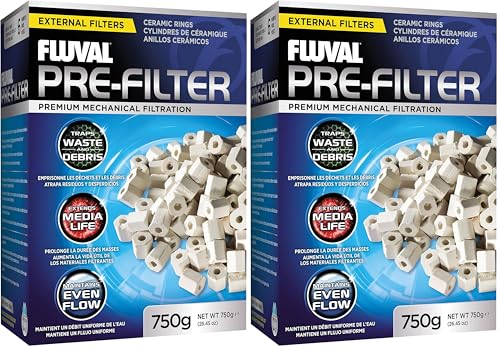 Fluval Pre-Filter Media - 750 grams/26.45 Ounces (Pack of 2) - size: 750 g (Pack of 2)