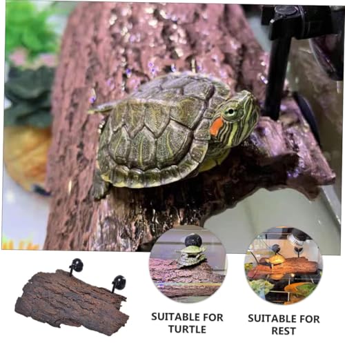Angoily 1pc Tortoise Basking Platform for Aquariums Floating Turtle Climbing Island Easy to Clean Decoration for Reptile Terrariums Suitable for Turtles Lizards and Bearded Dragons