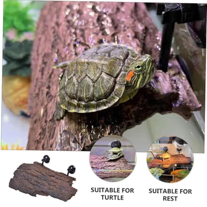 Angoily 1pc Tortoise Basking Platform for Aquariums Floating Turtle Climbing Island Easy to Clean Decoration for Reptile Terrariums Suitable for Turtles Lizards and Bearded Dragons