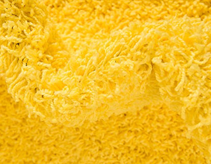 Unique Loom Solid Shag Collection Area Rug (2' x 6' 5" Runner, Tuscan Sun Yellow) - color: Tuscan Sun Yellow, size: 2' x 6'5" (Runner)